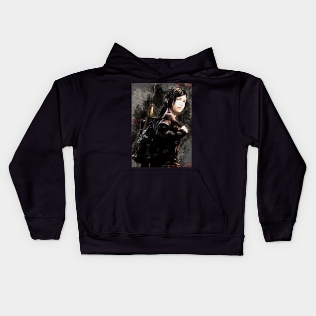 Last Of Us Ellie Kids Hoodie by Durro